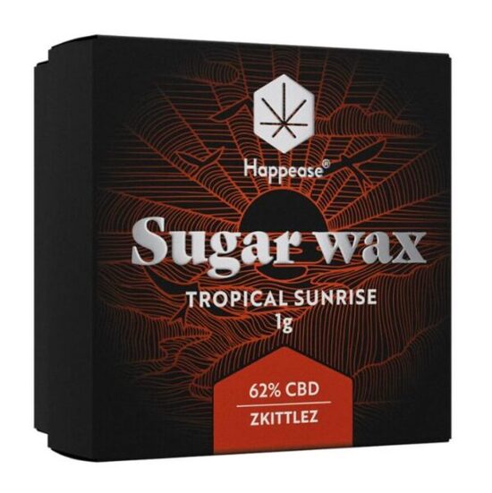 Happease Tropical Sunrise Sugar Wax CBD ekstrakts 62 %, 1 g