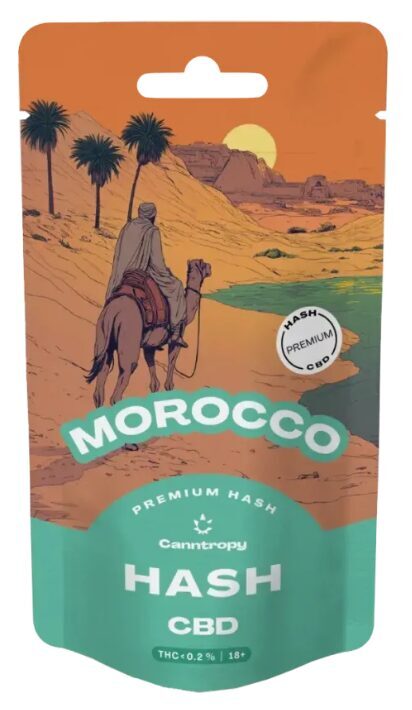 Canntropy CBD hašišs Morocco, THC <0,2 %, 1–100 g