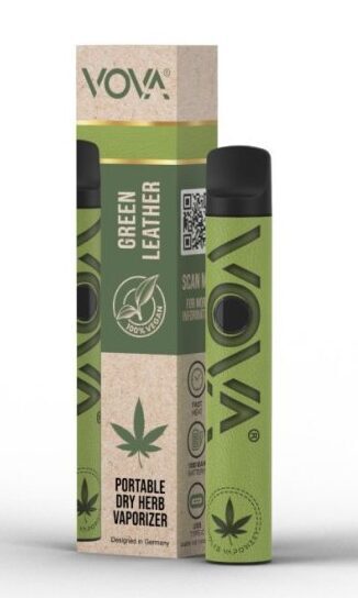 VOVA Volks Vaporizer – nešiojamasis sausų žolelių garintuvas, žalias