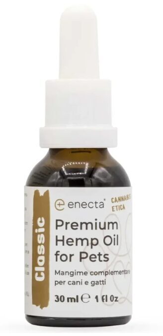 Enecta CBD-öljy lemmikeille 5 %, 1500 mg, 30 ml – katkaravun makuinen
