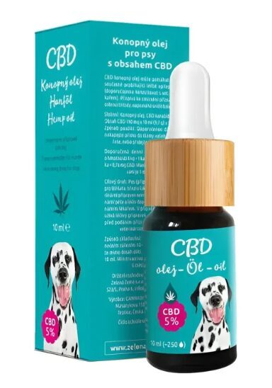 Cannadorra CBD-hamppuöljy koirille 5 %, 10 ml