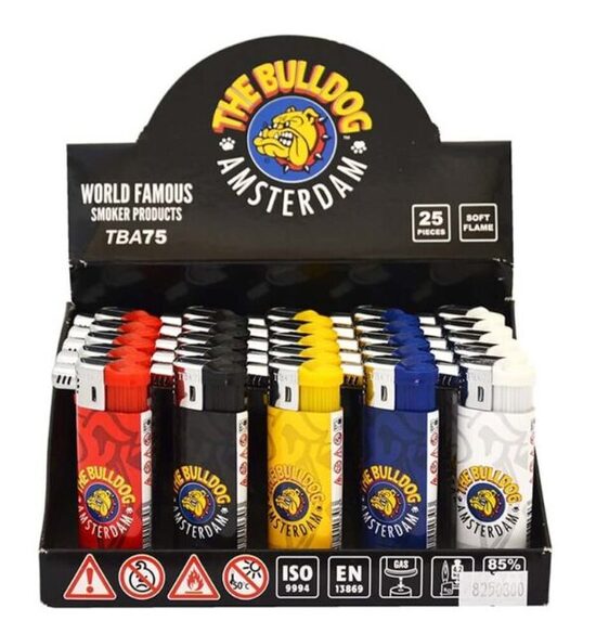The Bulldog Soft Flame vėjui atsparūs žiebtuvėliai, 25 vnt.