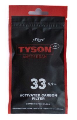 Tyson 2.0 PURIZE Xtra anglies filtrai, 33 vnt.