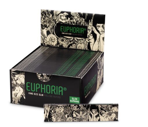 Euphoria Mystical Kingsize Slim sukimo popierėliai, 50 pakuočių