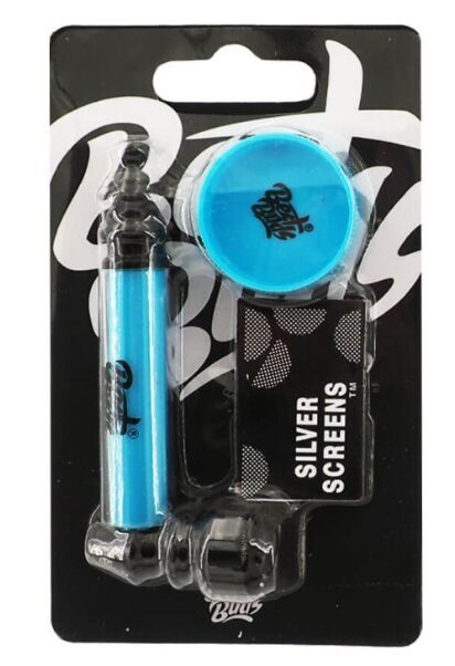 Best Buds Pipsy plastiko ir metalo pypkė su mini smulkintuvu – atsitiktinis dizainas