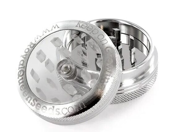 Royal Queen Seeds Grinder Small Window smulkintuvas, 2 dalių, 48 mm