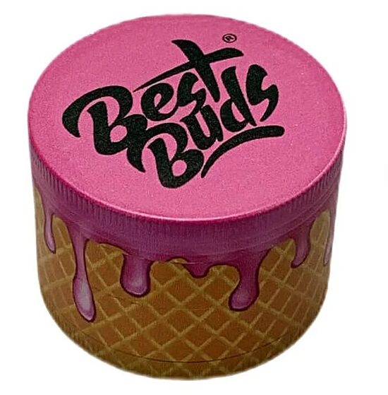Best Buds Gelato Raspberry Cone 4 dalių grinderis, 50 mm