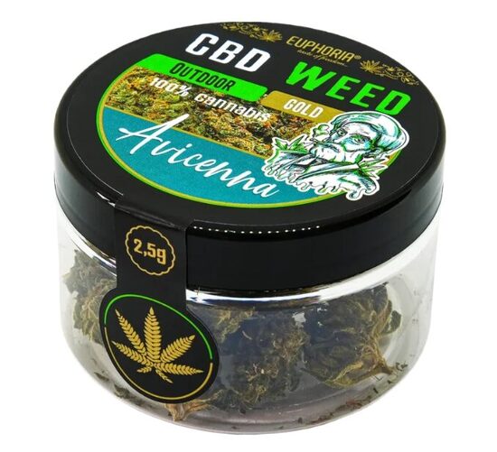 Euphoria CBD-hampunkukat Gold Avicenna, 5–6 % CBD, 2,5 g