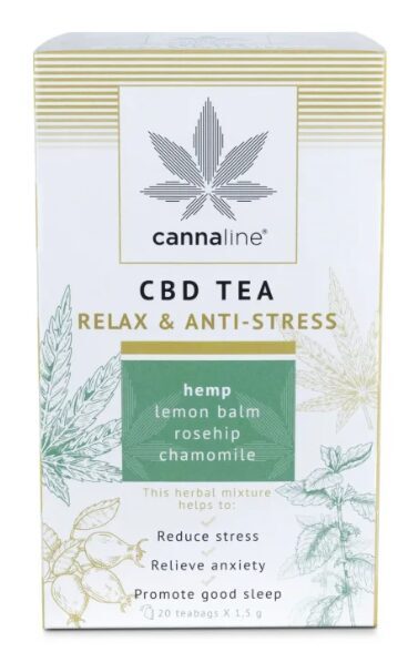 CANNALINE CBD Tea RELAX -yrttitee, 30 g