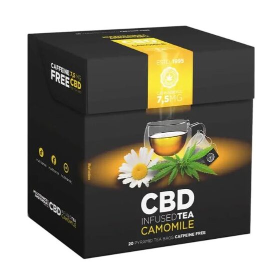 Multitrance CBD kamomillatee, 7,5 mg CBD, 20 teepussia