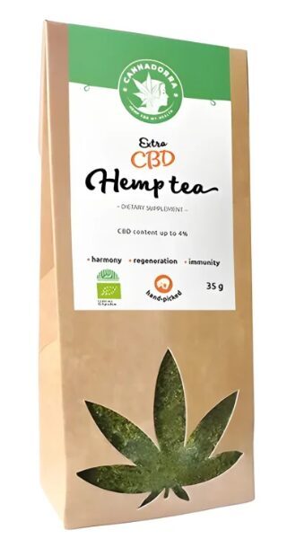Cannadorra CBD Extra -hampputee, 4 % CBD, 35 g