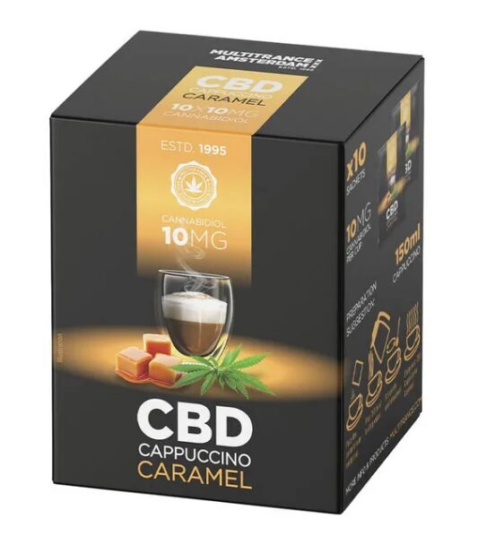 Multitrance CBD karamelli-cappuccino, 10 × 14 g