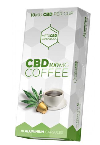 MediCBD CBD-kahvikapselit 10 mg CBD – 10 rasiaa (100 kapselia)