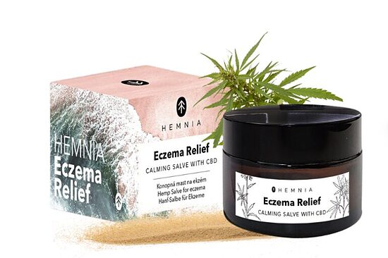 Hemnia Eczema Relief - Universal hemp ointment for eczema, 250 mg CBD, 50 ml
