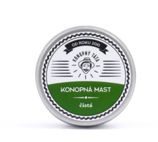 Konopný Táta Travel Hemp ointment pure, 17 mg CBD, 15 ml