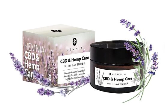 Hemnia CBD & Hemp Care - universal hemp ointment with lavender, 250 mg CBD, 50 ml