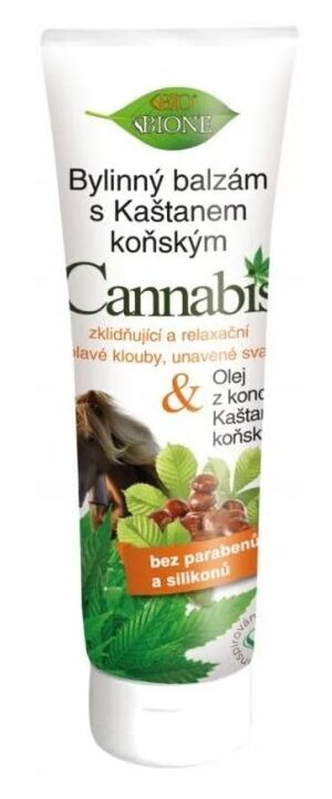 Bione Herbal balm with Horse Chestnut CBD Cannabidiol, 300 ml