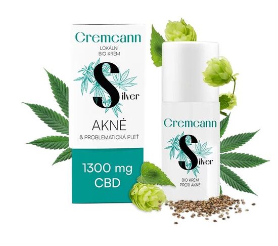 Annabis Cremcann Silver BIO paikne kreem probleemsele nahale, 1300 mg CBD, 30 ml