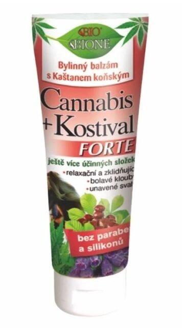 Bione Kräuterbalsam mit Rosskastanie Cannabis + Costival Forte, 200 ml