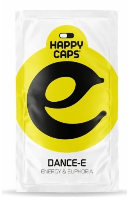 Happy Caps Dance E energijos ir euforijos kapsulės, maisto papildas, 4 g