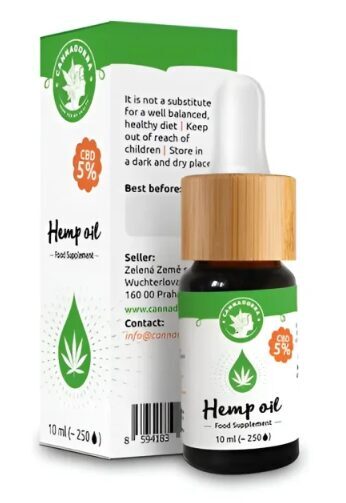 Cannadorra CBD-Hanföl 5 % Vollspektrum, 475 mg CBD, 10 ml