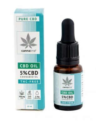 CANNALINE THC-freies CBD-Hanföl 5 % – 500 mg CBD, 10 ml