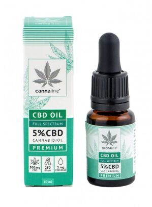 CANNALINE Vollspektrum-CBD-Hanföl 5 % – 500 mg CBD, 10 ml
