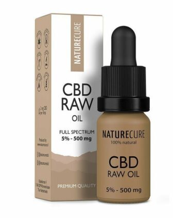 Nature Cure Vollspektrum-RAW-CBD-Öl 5 % – 500 mg, 10 ml