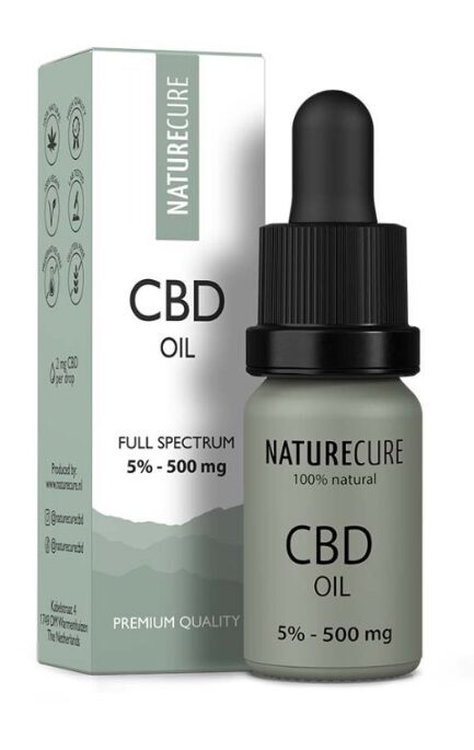 Nature Cure Vollspektrum-CBD-Öl 5 % – 500 mg CBD, 10 ml