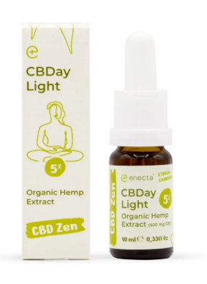 Enecta CBDay Plus Bio-Vollspektrum-CBD-Öl 5 % – 500 mg, 10 ml