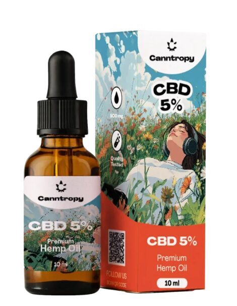 Canntropy CBD-Hanföl 5 % – 500 mg CBD, 10 ml