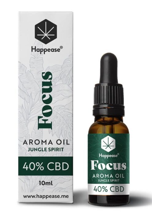 Happease Focus CBD-Öl Jungle Spirit 40 % – 4000 mg, 10 ml