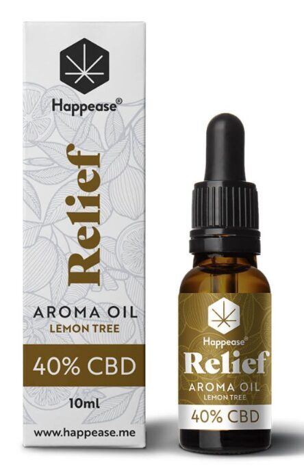 Happease Relief Lemon Tree Vollspektrum-CBD-Öl 40 % – 4000 mg, 10 ml