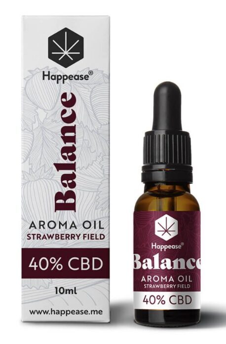 Happease Balance CBD-Öl Strawberry Field 40 % – 4000 mg, 10 ml