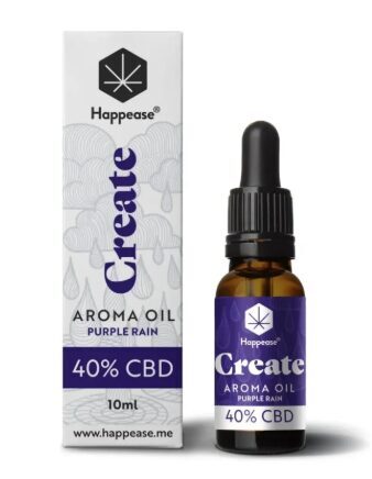 Happease Create Purple Rain Vollspektrum-CBD-Öl 40 % – 4000 mg, 10 ml