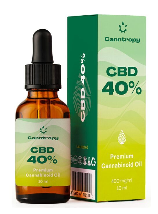 Canntropy CBD Premium Cannabinoid-Öl 40 % – 4000 mg, 10 ml