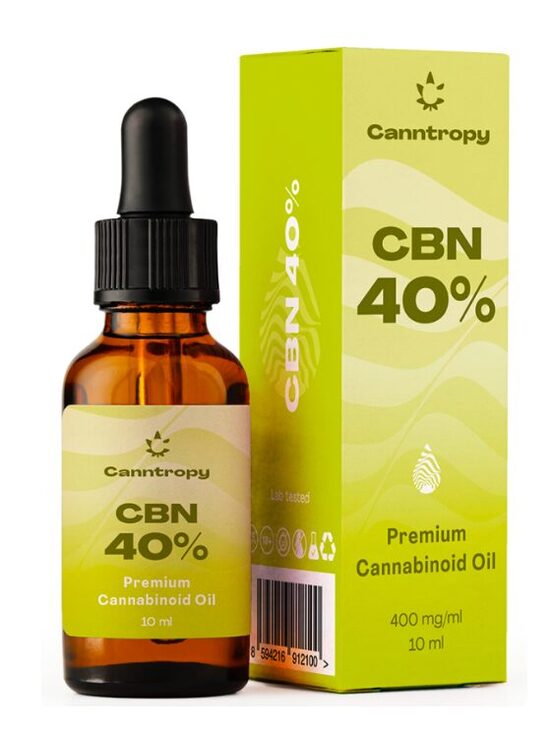 Canntropy CBN Premium Cannabinoid Oil 40% – 4000 mg, 10 ml