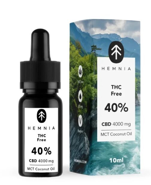 Hemnia CBD-Öl 40 % THC-frei, 4000 mg, 10 ml