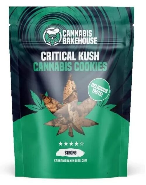 Cannabis Bakehouse Critical Kush Cannabis-Kekse – 115 g