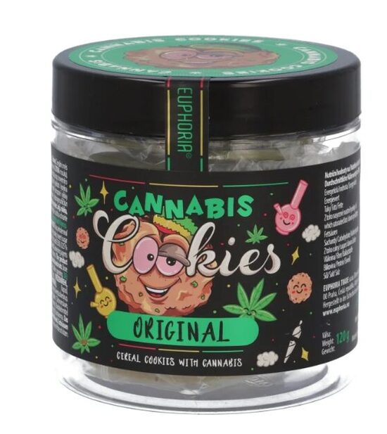 Euphoria Cannabis Cookies Original, 120 g