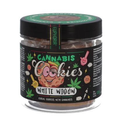 Euphoria Cannabis Cookies White Widow, 120 g