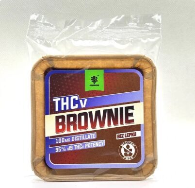 Czech CBD THCV Brownie – Non-Sticky, 100 mg THCV