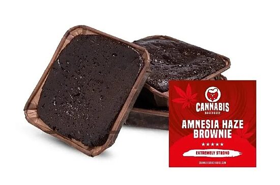 Cannabis Bakehouse Amnesia Haze šokolaadibrownie'd, 10 tk × 70 g