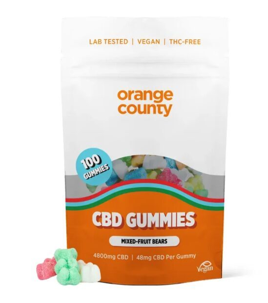 Orange County CBD Gummibärchen, 4800 mg CBD, 100 Stück, 500 g