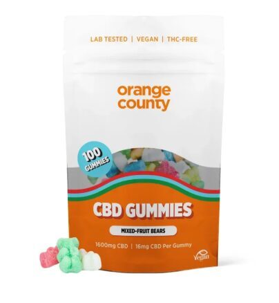 Orange County CBD Gummibärchen, 1600 mg CBD, 100 Stück, 500 g