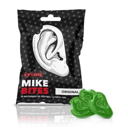 Tyson 2.0 Mike's Bites Original Hemp Gummies, 50 g (12 pcs)