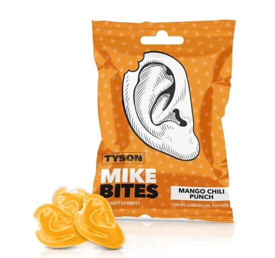 Tyson 2.0 Mike's Bites Mango Chili Punch Hemp Gummies, 50 g