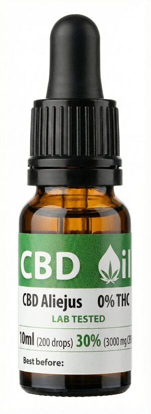 30% Puhast CBD õli /THC=0%/CannaMama/ 