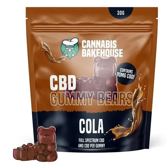 Cannabis Bakehouse CBD-kuminallet, Cola, 22 kpl × 4 mg CBD, 30 g