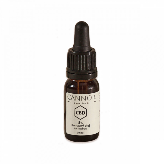Cannor täyden spektrin CBD-hamppuöljy 5 %, 500 mg, 10 ml